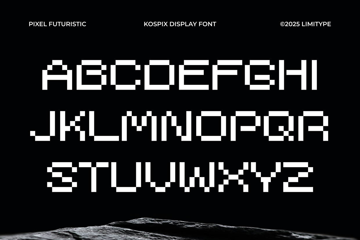 Kospix - Pixel Font Image 1