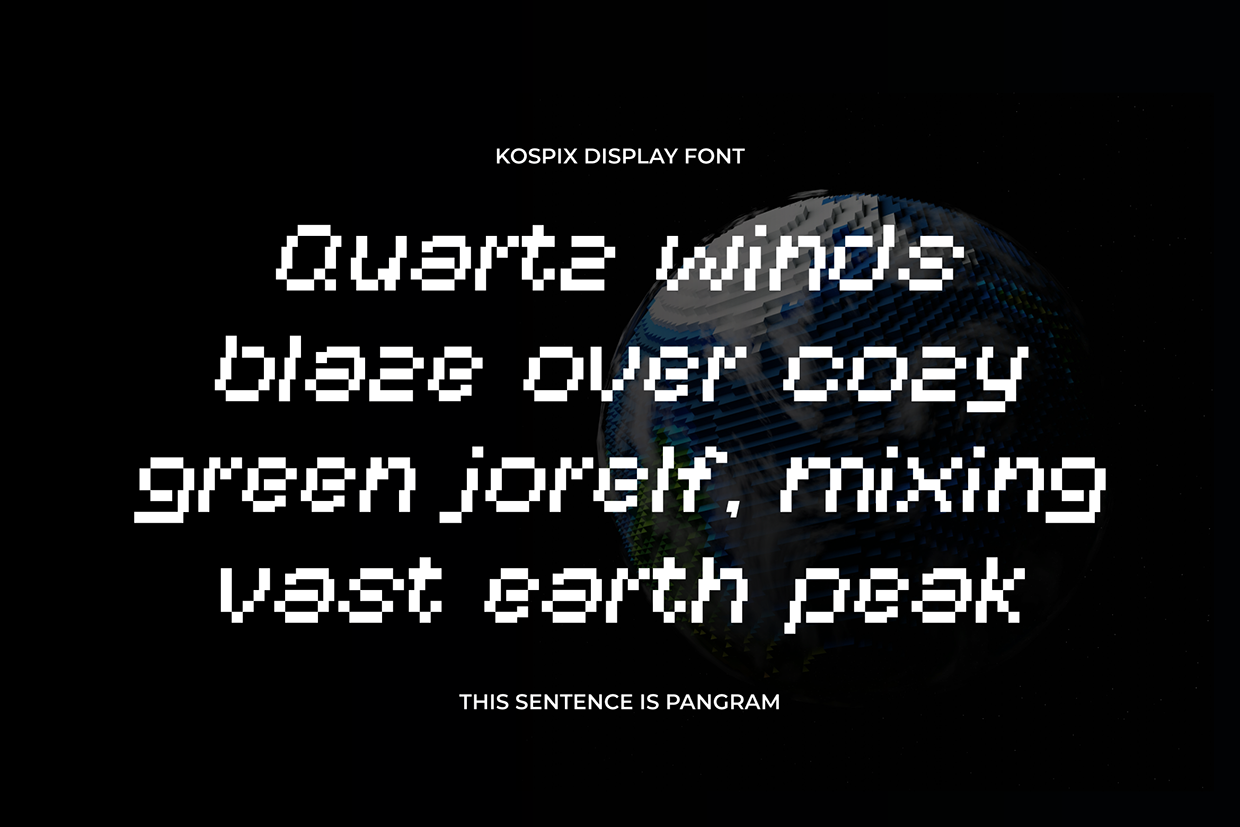 Kospix - Pixel Font Image 6