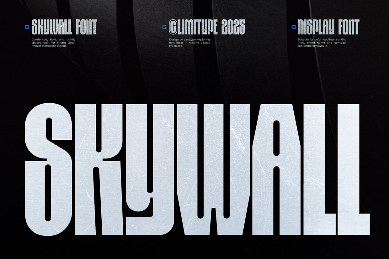 Skywall - Condensed Font