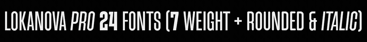 Lokanova Pro - Sans Serif Font Image 3