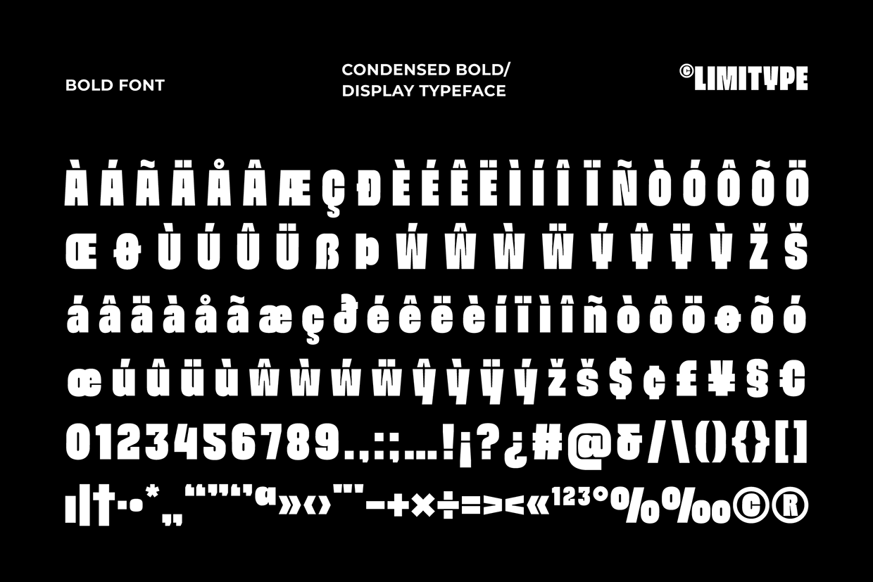 Moara - Condensed Bold Font Image 10