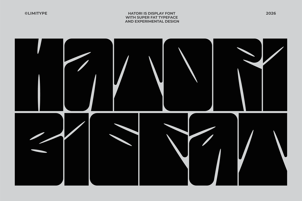 Hatori - Display Font