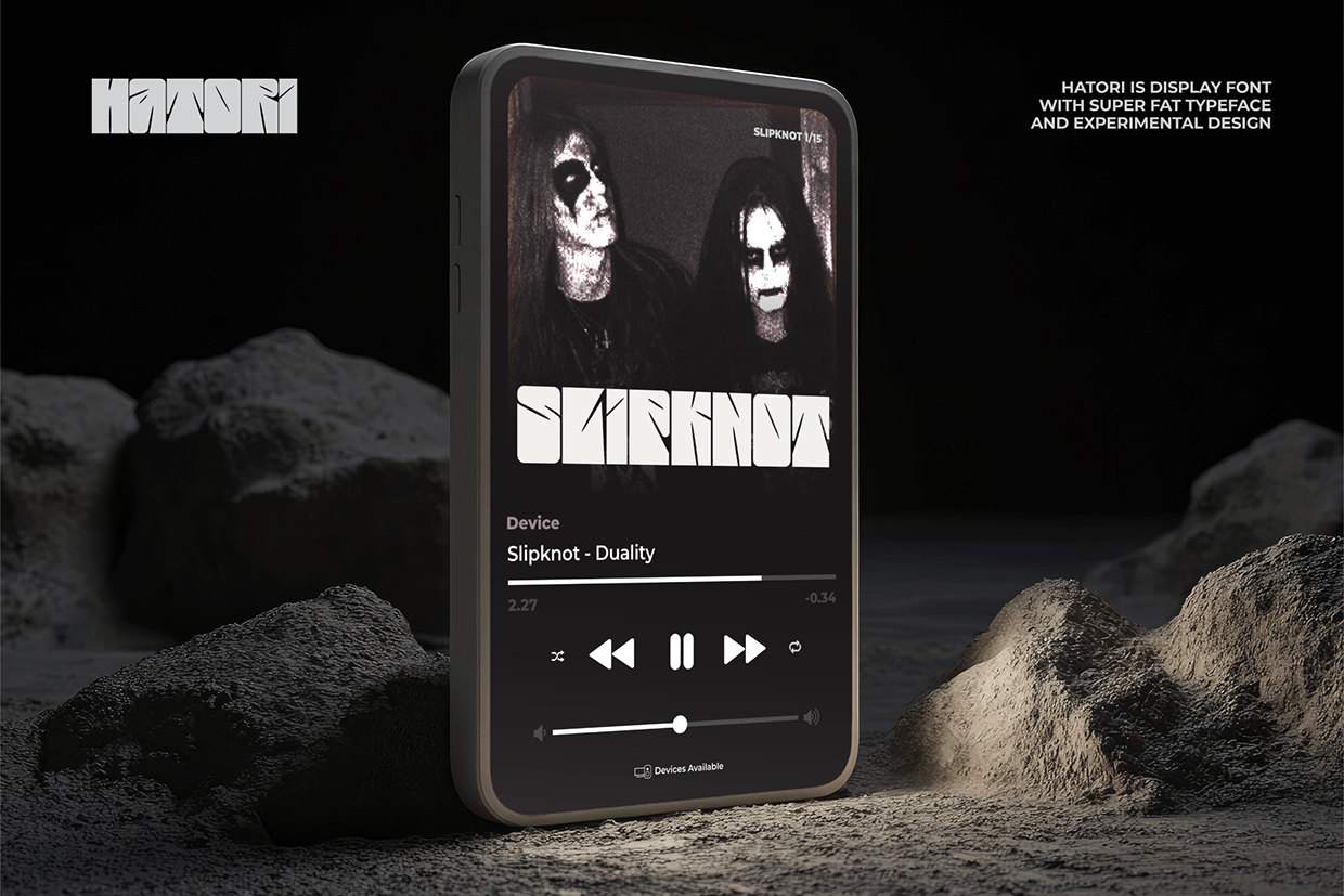 Hatori - Display Font Image 4