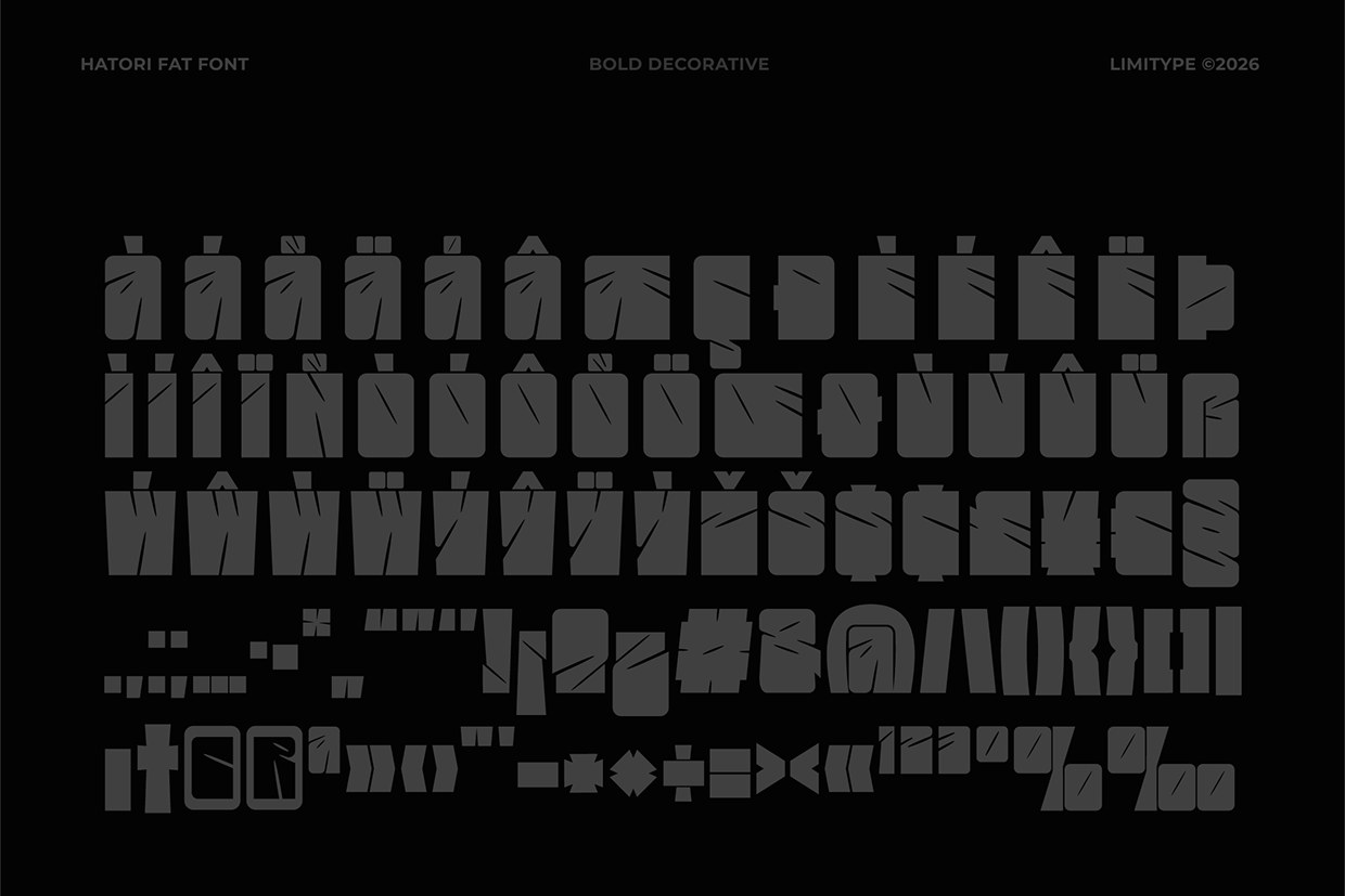 Hatori - Display Font Image 6