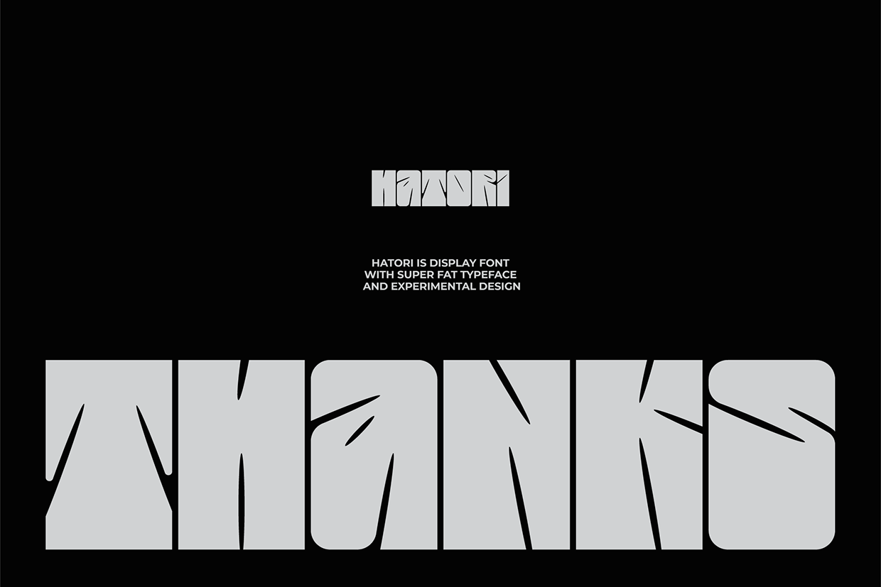 Hatori - Display Font Image 8