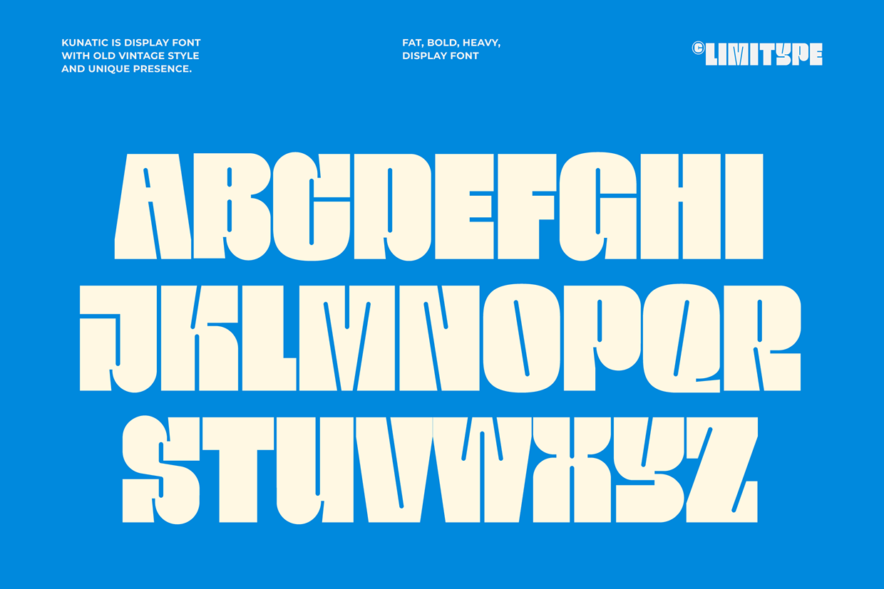 Kunatic - Retro Bold Font Image 7