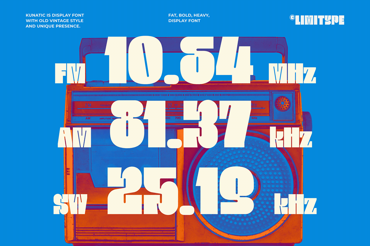 Kunatic - Retro Bold Font Image 9