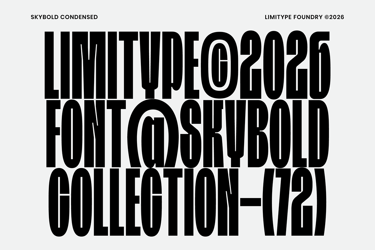 Skybold - Condensed Font Image 1