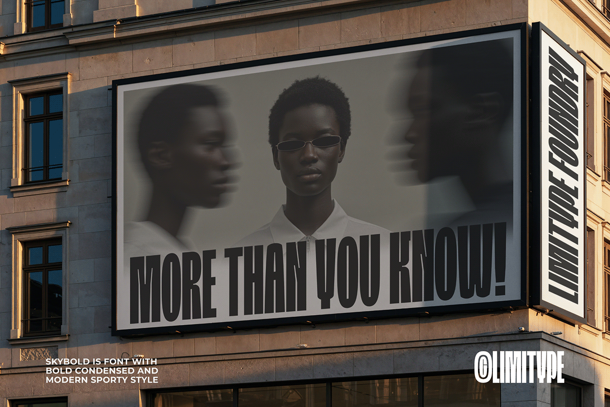 Skybold - Condensed Font Image 2