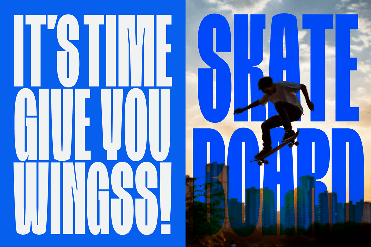 Skybold - Condensed Font Image 3