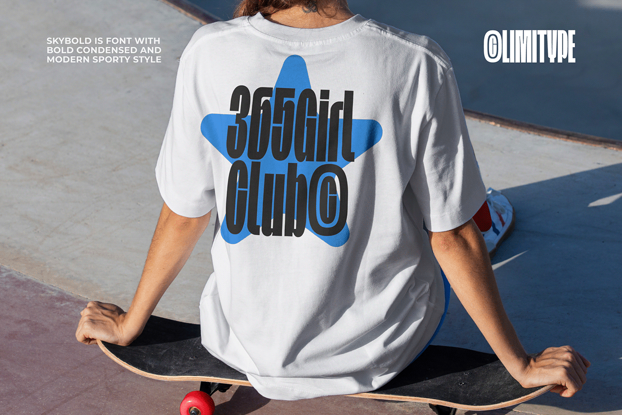 Skybold - Condensed Font Image 5