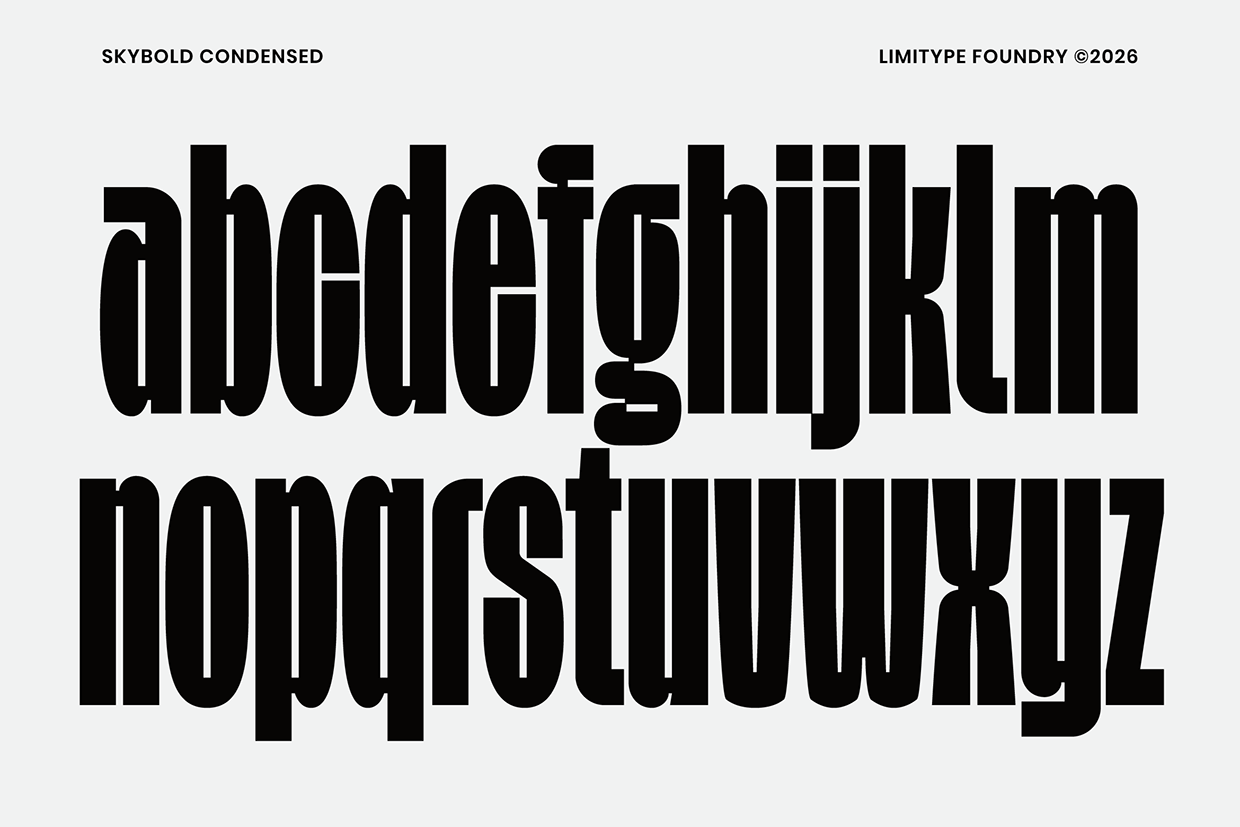 Skybold - Condensed Font Image 7