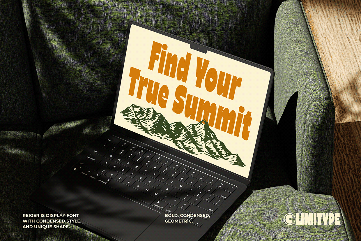 Reiger - Bold Condensed Font Image 3