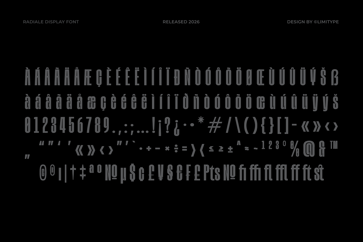 Radiale - Condensed Font Image 9