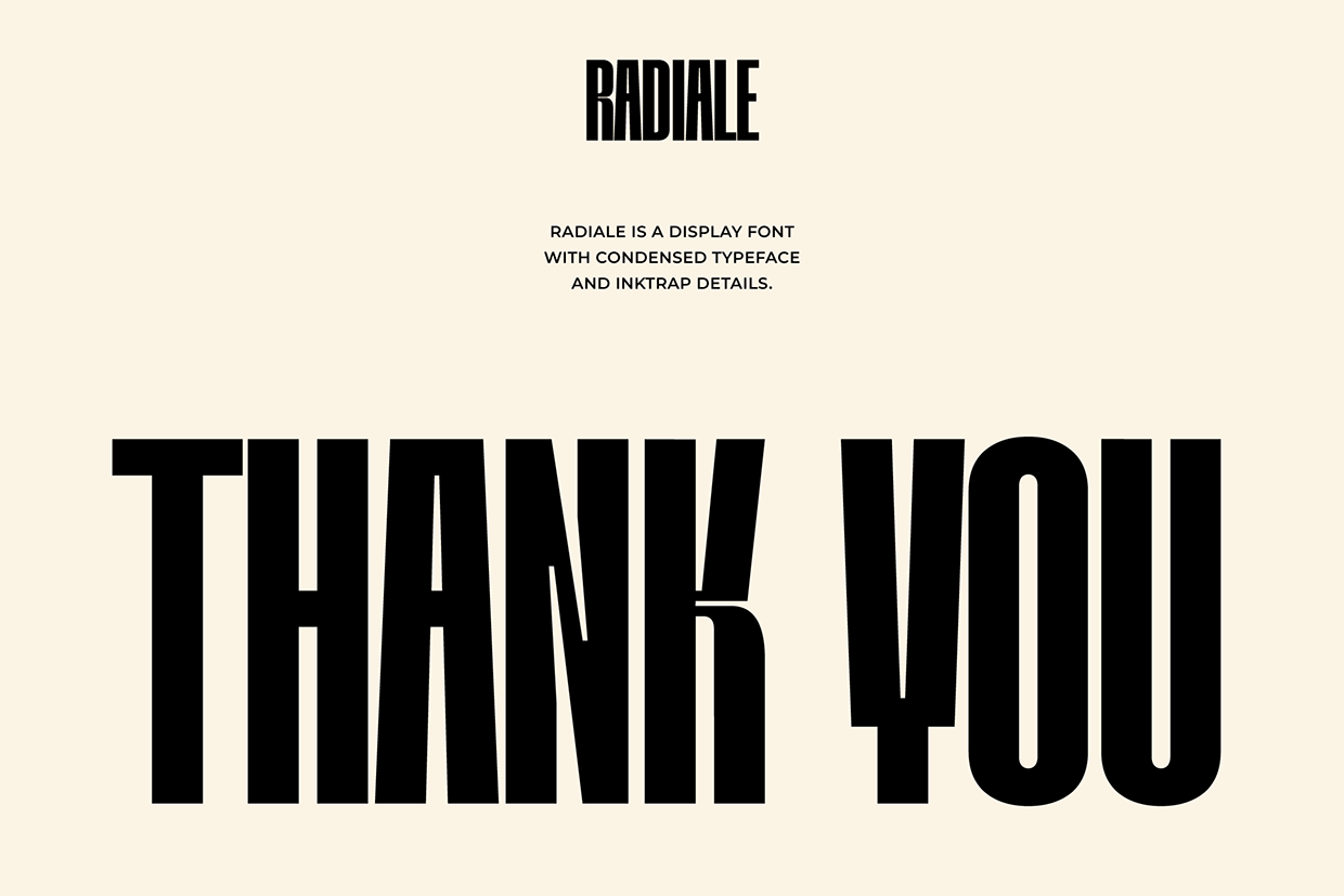 Radiale - Condensed Font Image 10
