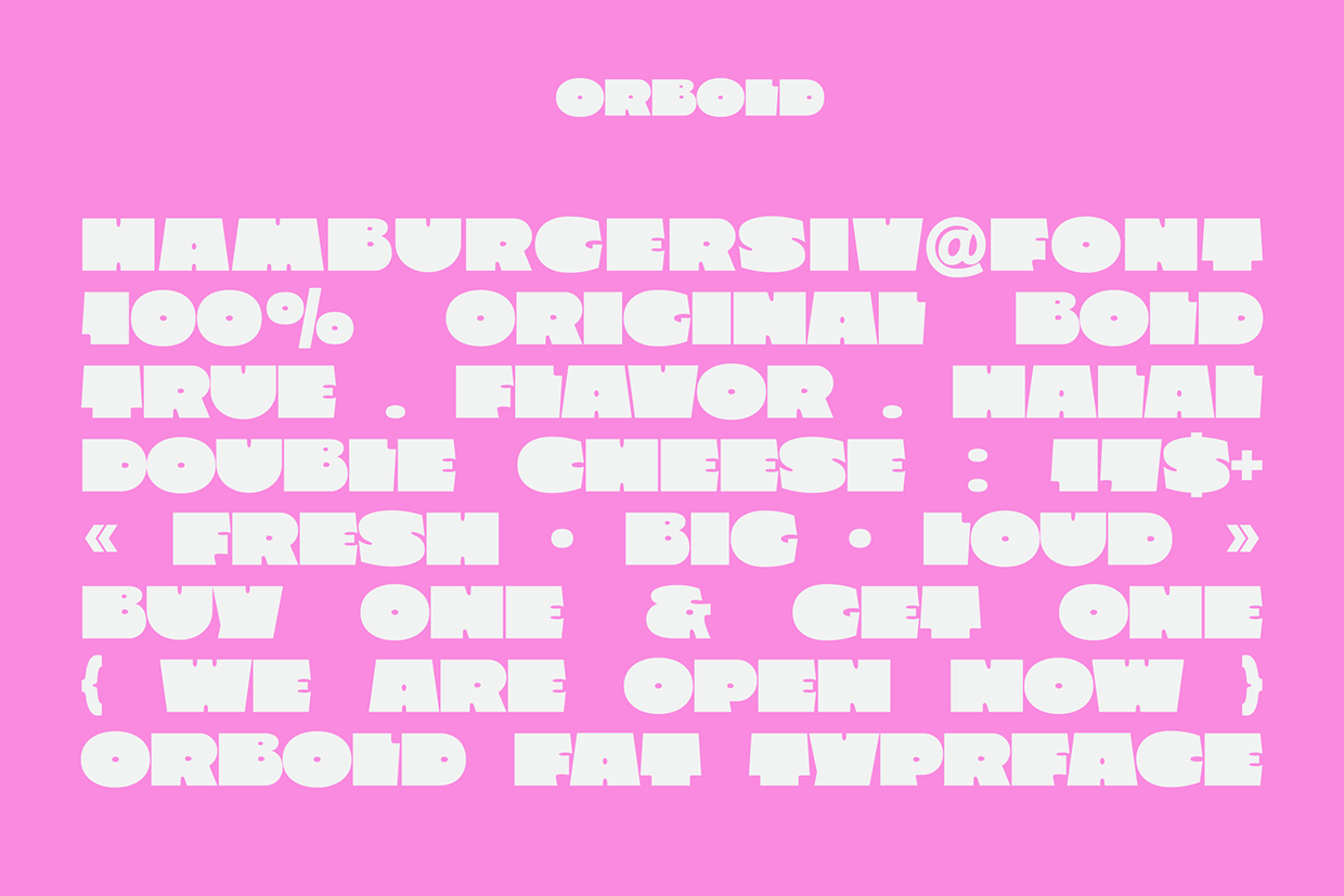 Orbold - Bold Font Image 3