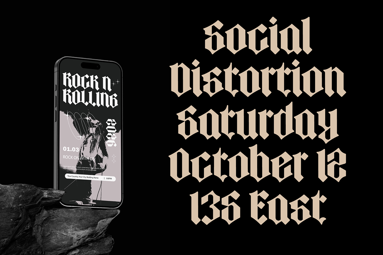 Ethnica - Blackletter Font Image 6