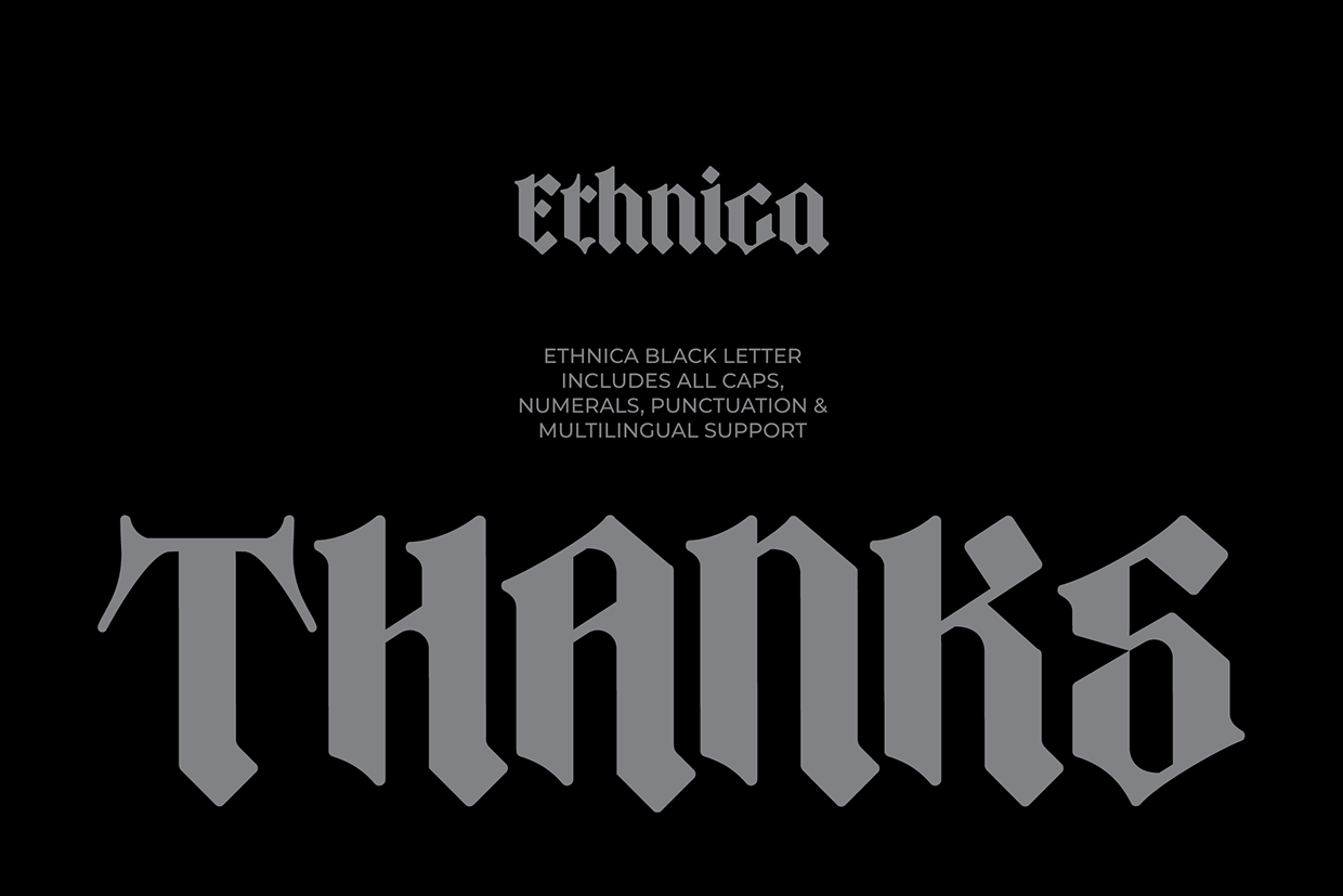 Ethnica - Blackletter Font Image 8