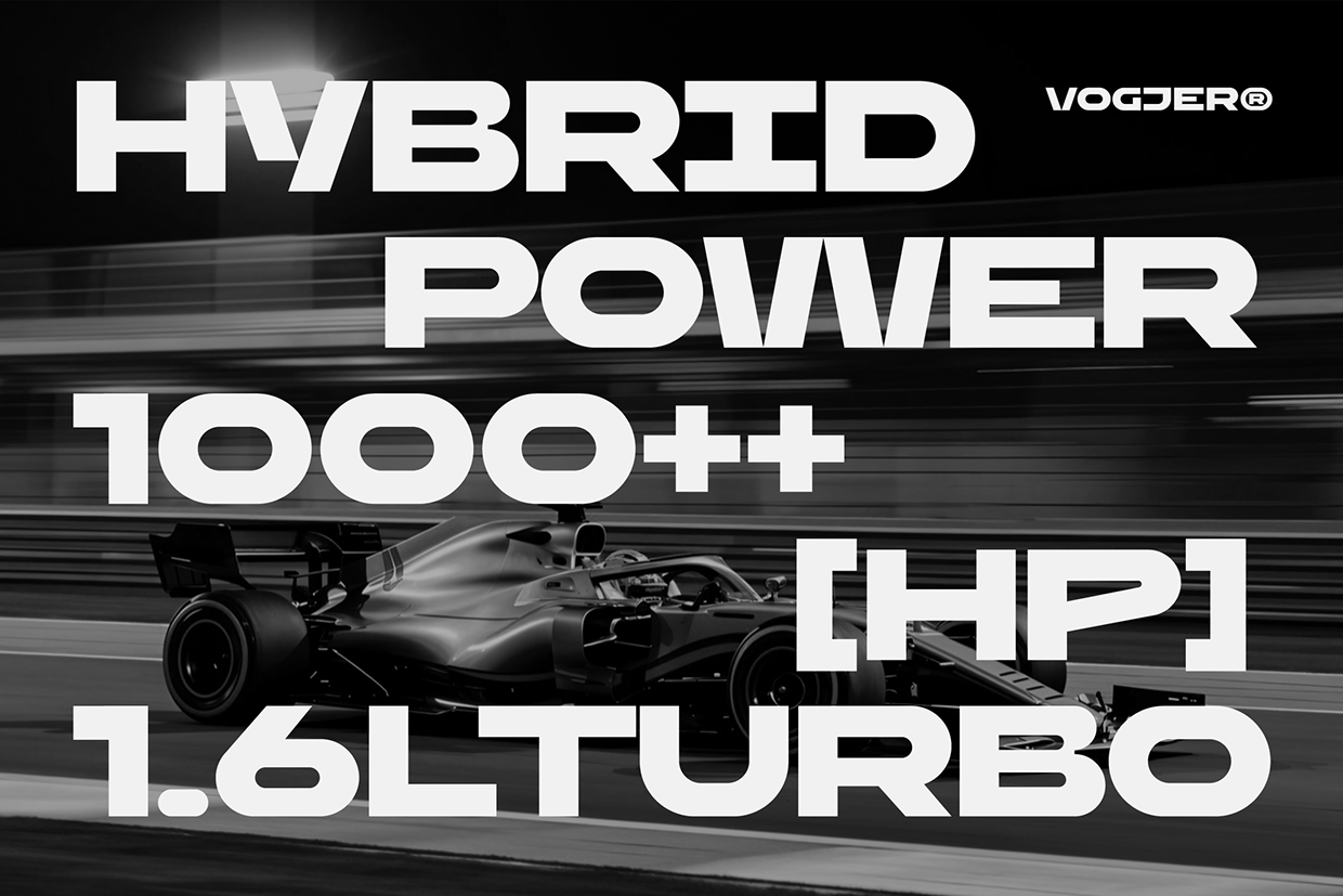 Vogjer - Bold Futuristic Font Image 2