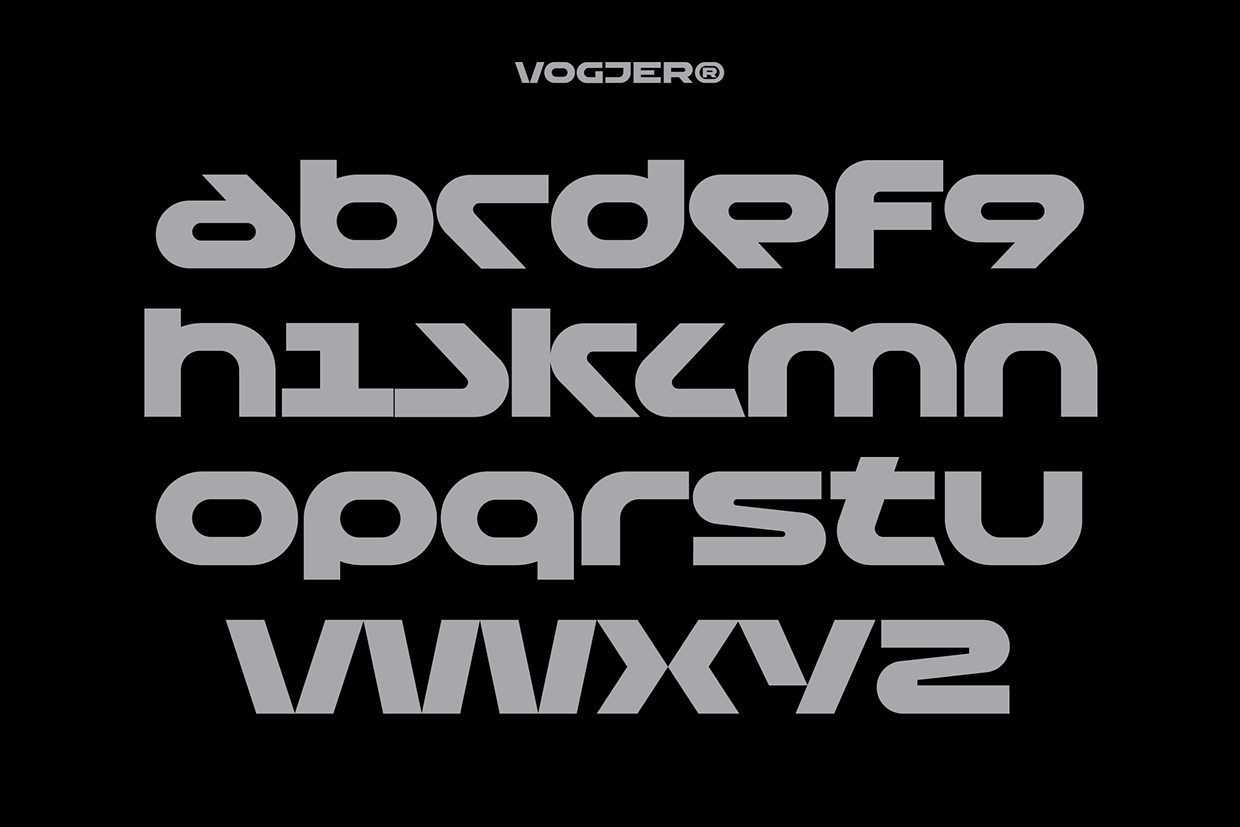 Vogjer - Bold Futuristic Font Image 6