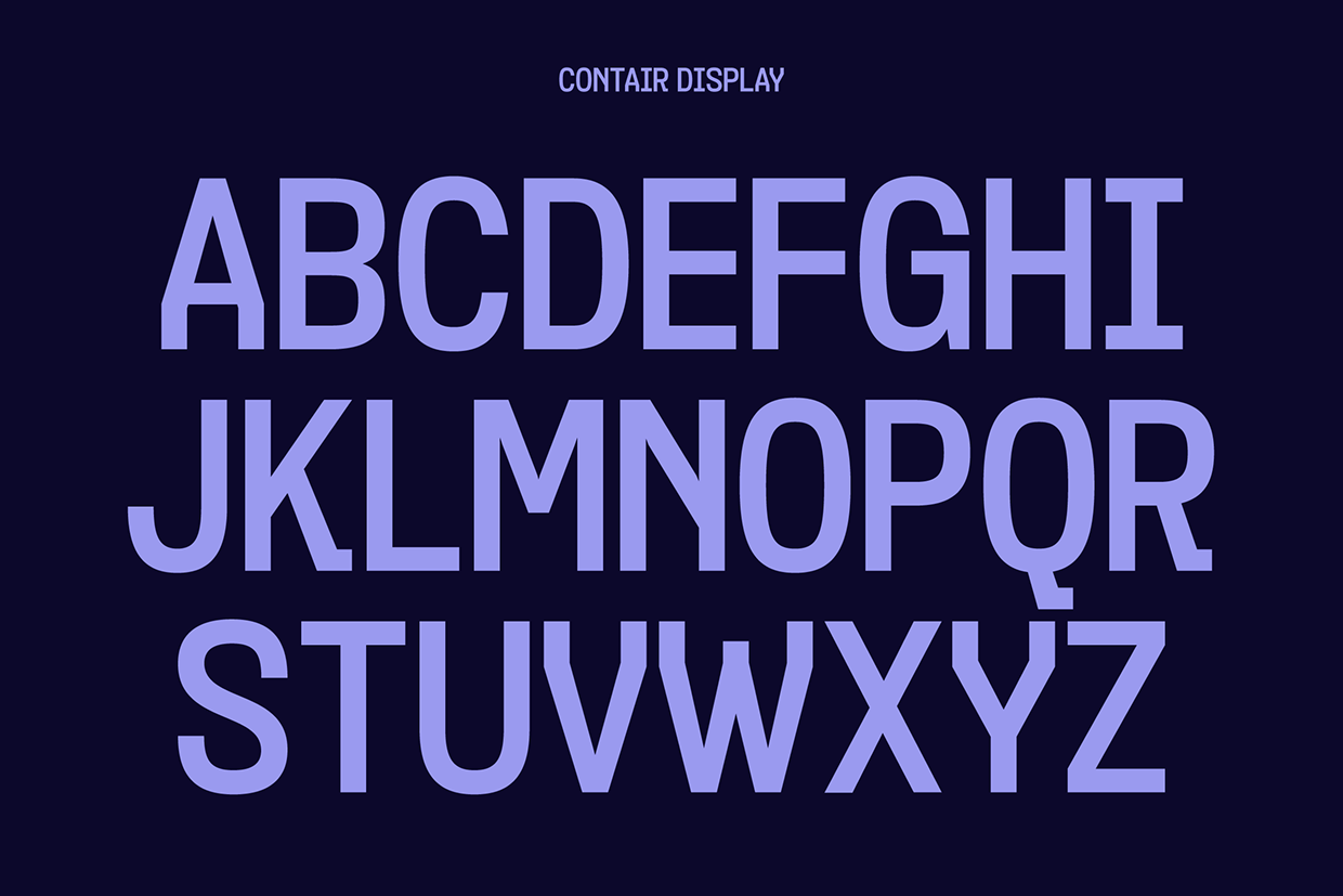 Contair - Monospaced Font Image 2