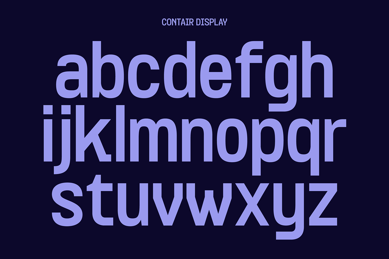 Contair - Monospaced Font Image 3