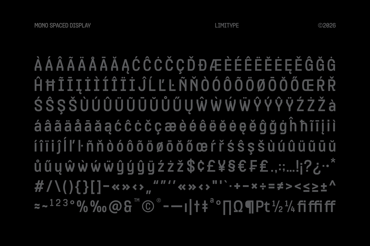 Contair - Monospaced Font Image 9