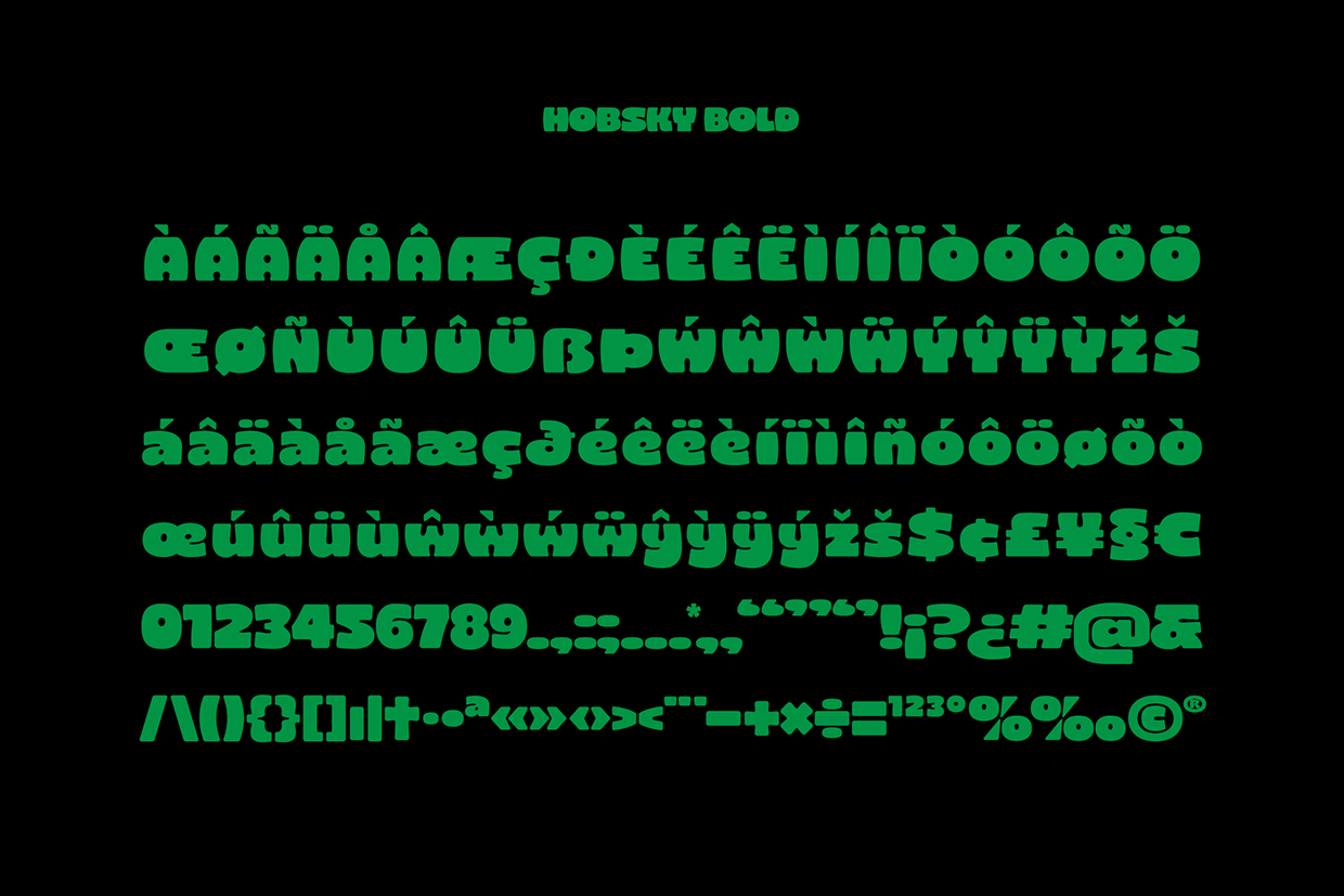 Hobsky - Bold Font Image 9