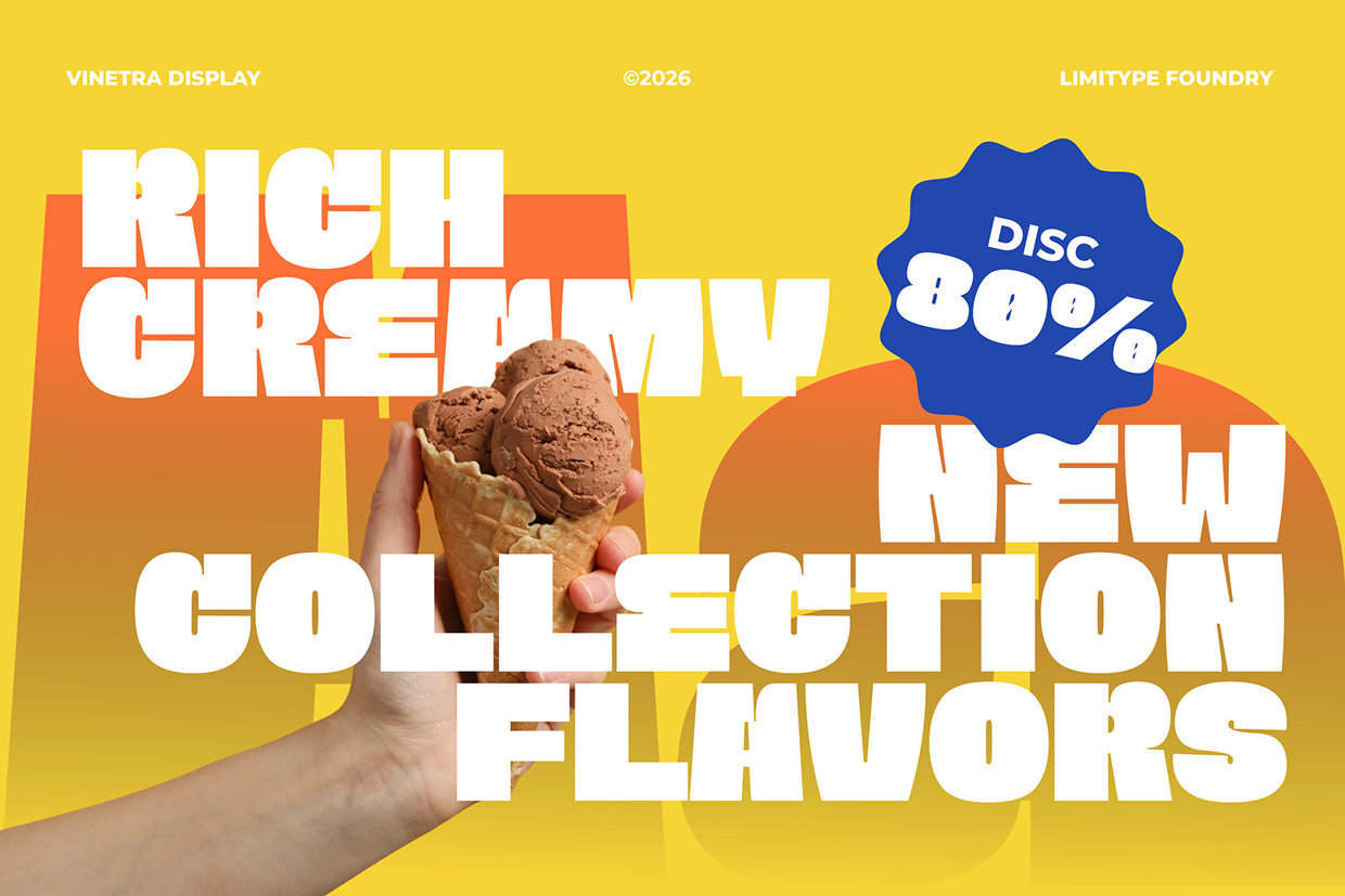 Vinetra - Bold Font Image 0