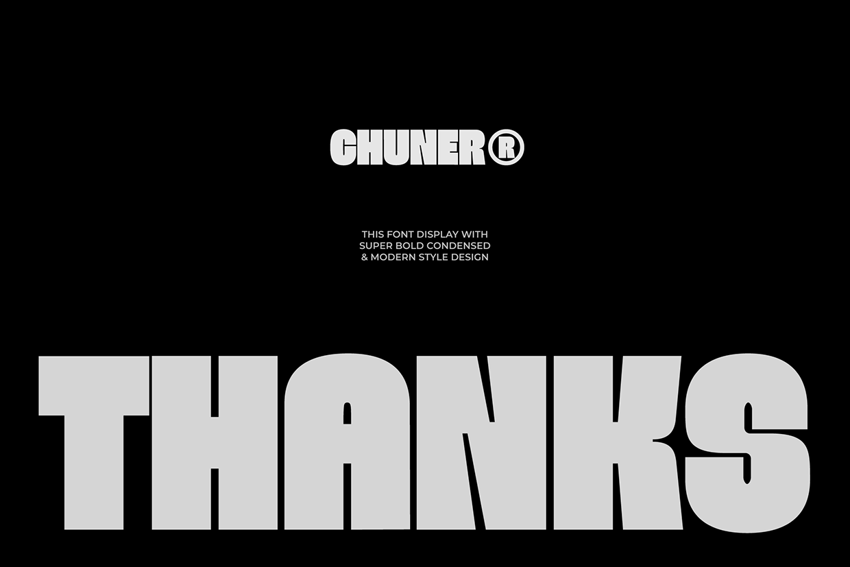 Chuner - Bold Font Image 10