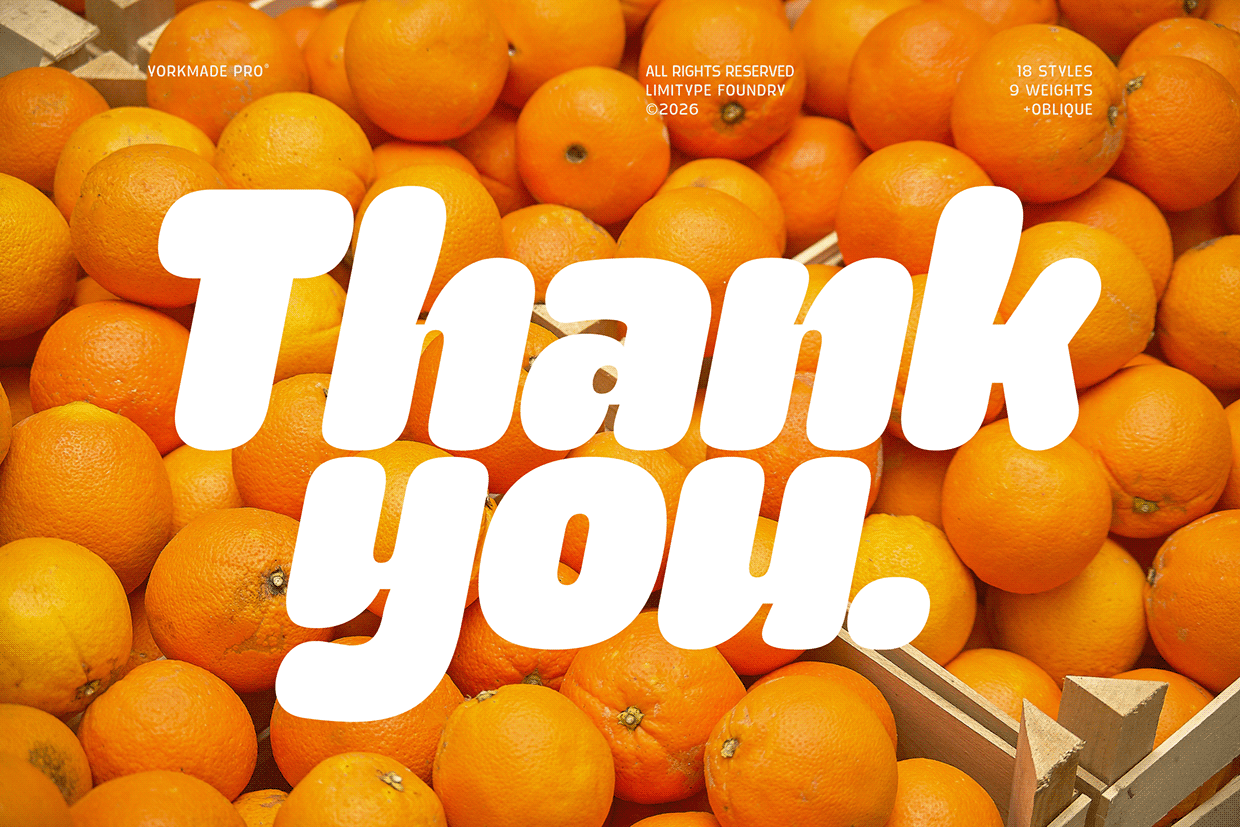 Yorkmade Pro - Sans Serif Font Image 14