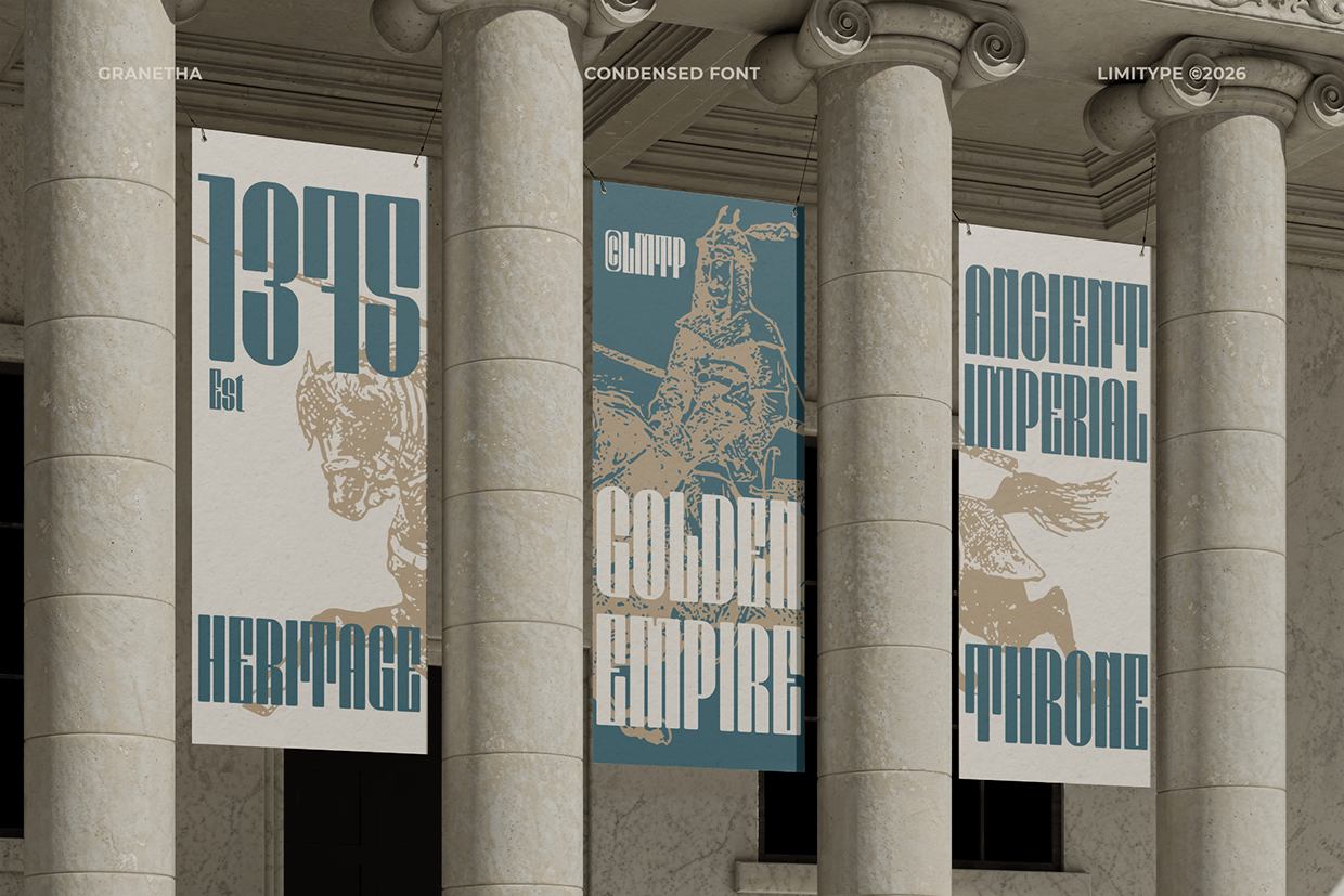 Granetha - Bold Condensed Font Image 1