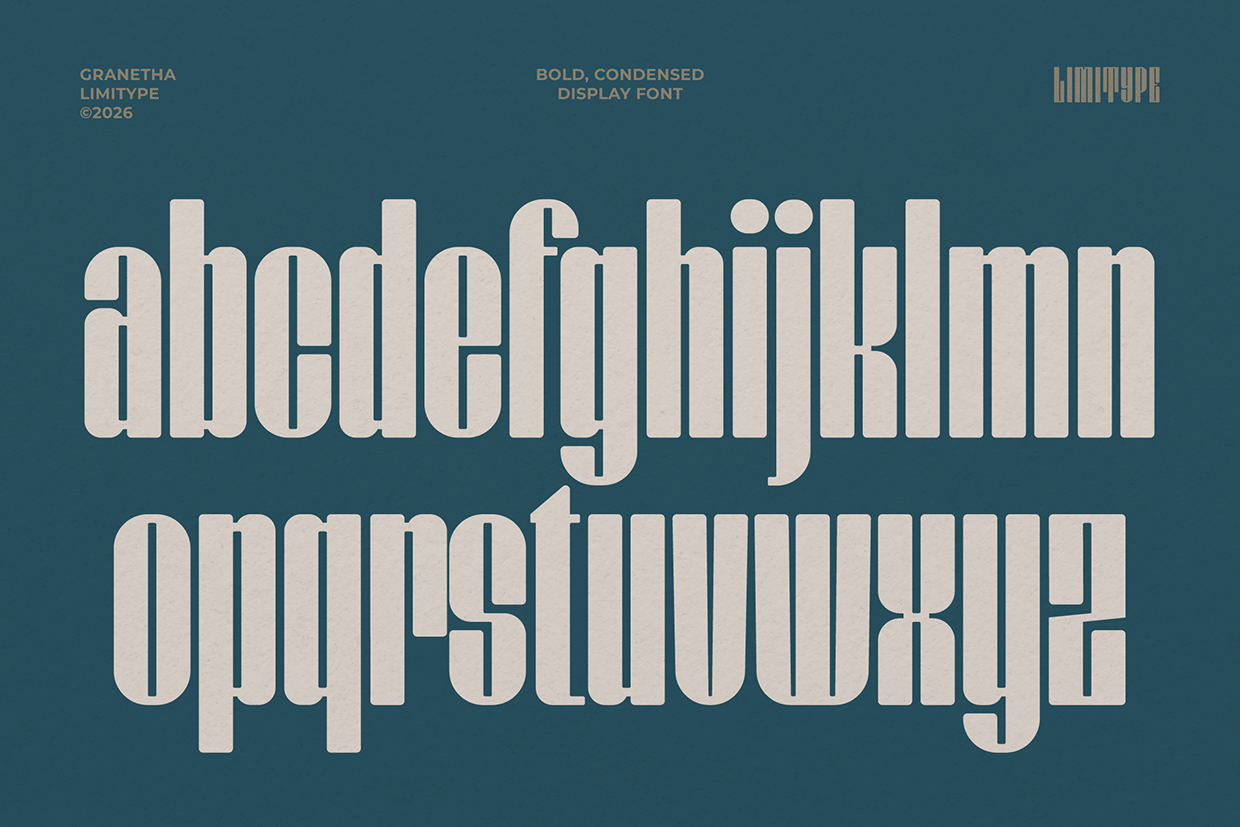 Granetha - Bold Condensed Font Image 6