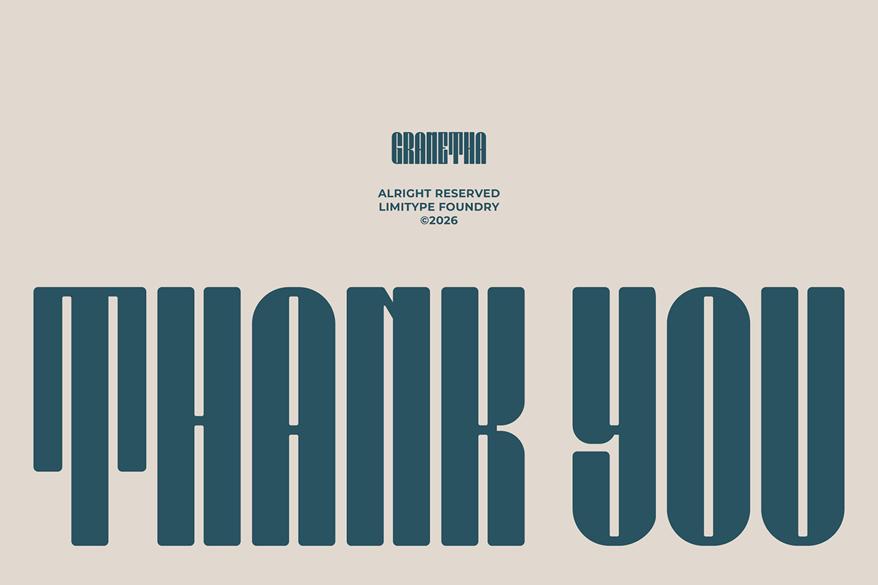 Granetha - Bold Condensed Font Image 10
