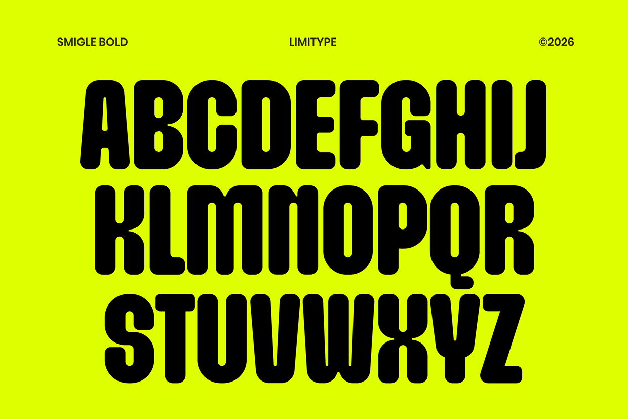 Smigle - Bold Rounded Font Image 5