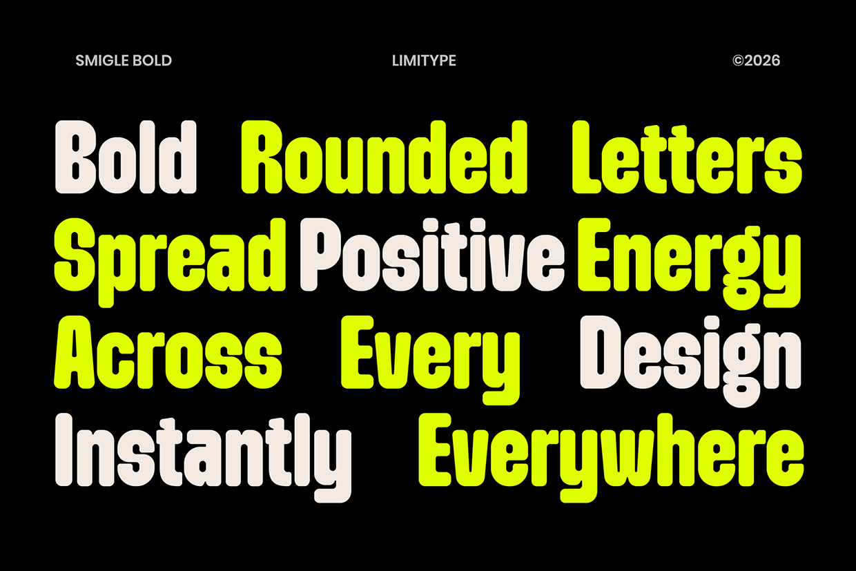 Smigle - Bold Rounded Font Image 7