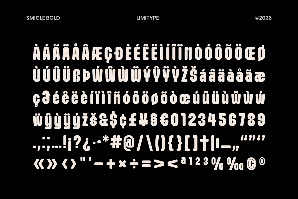 Smigle - Bold Rounded Font Image 9