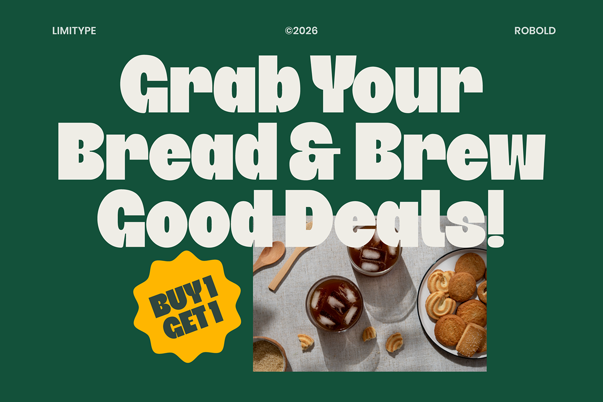 Robold - Bold Display Font Image 1