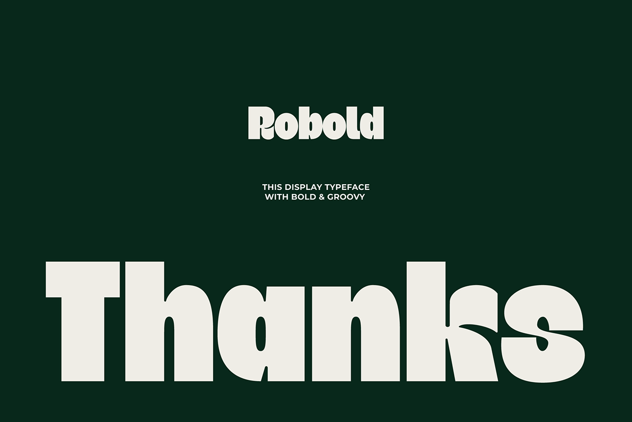 Robold - Bold Display Font Image 10