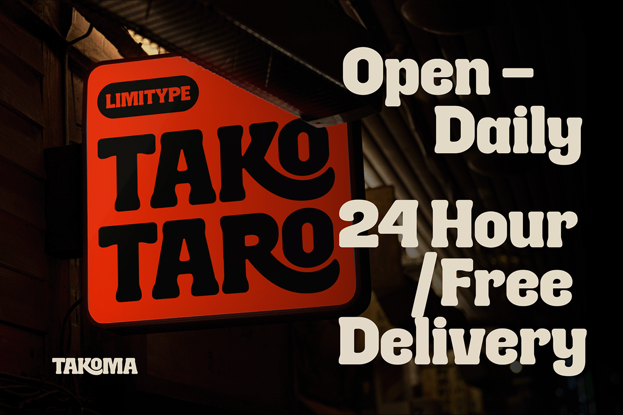 Takoma - Bold Display Font Image 1