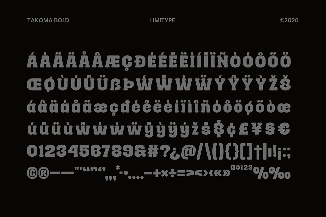 Takoma - Bold Display Font Image 9