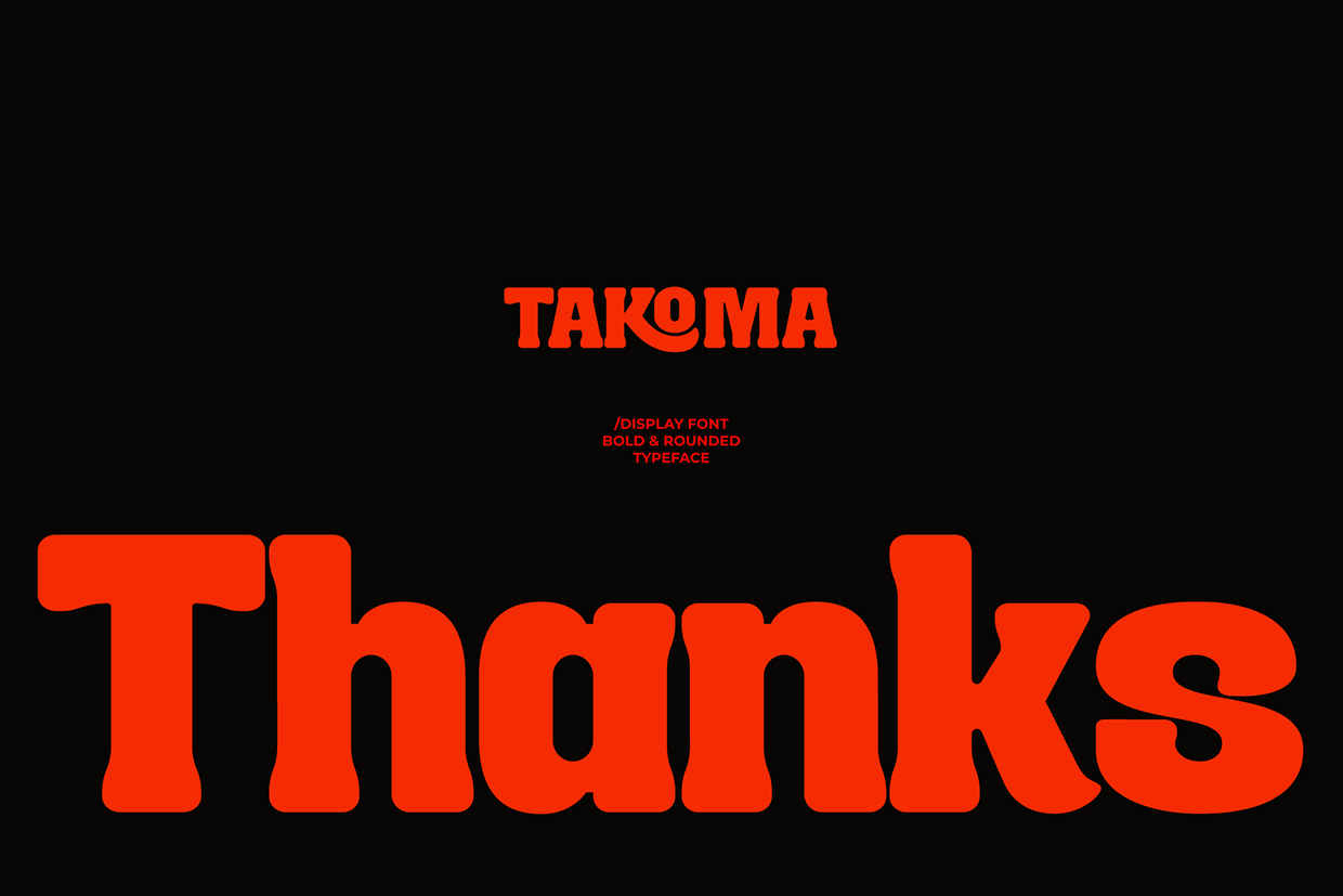 Takoma - Bold Display Font Image 10