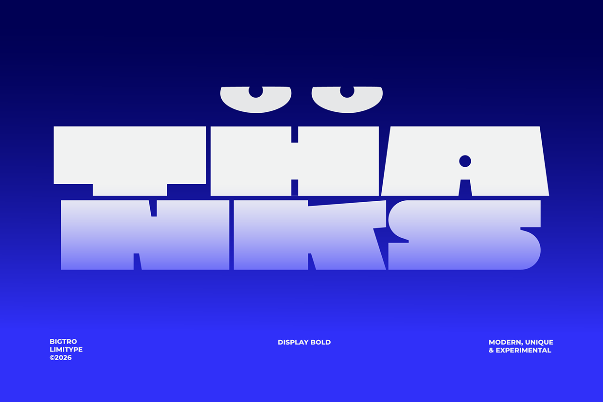 Bigtro - Bold Display Font Image 8