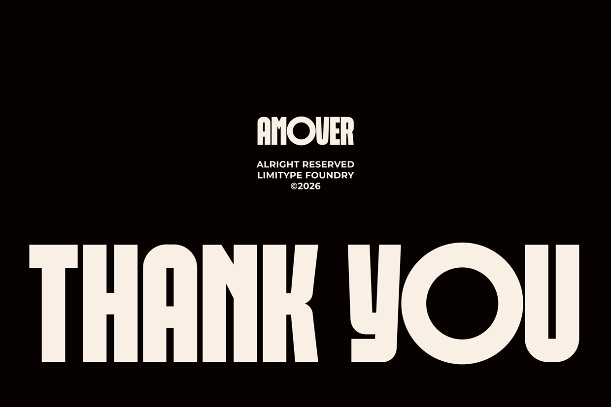Amover - Bold Geometric Font Image 10