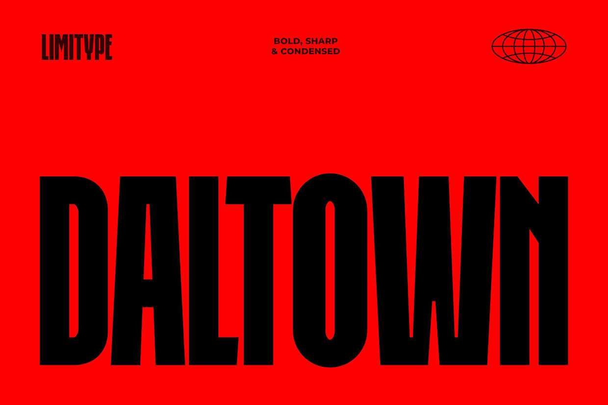 Daltown - Bold Condensed Font