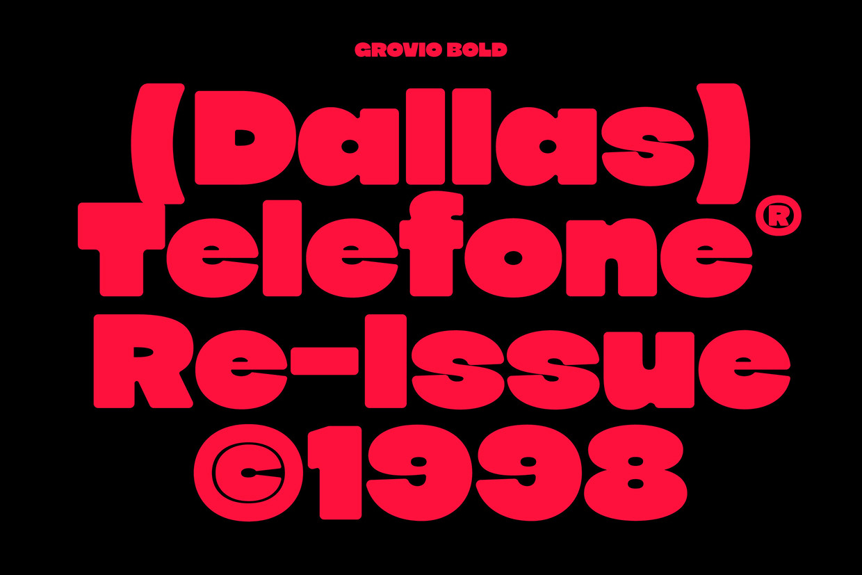Grovio - Bold Dsiplay Font Image 2