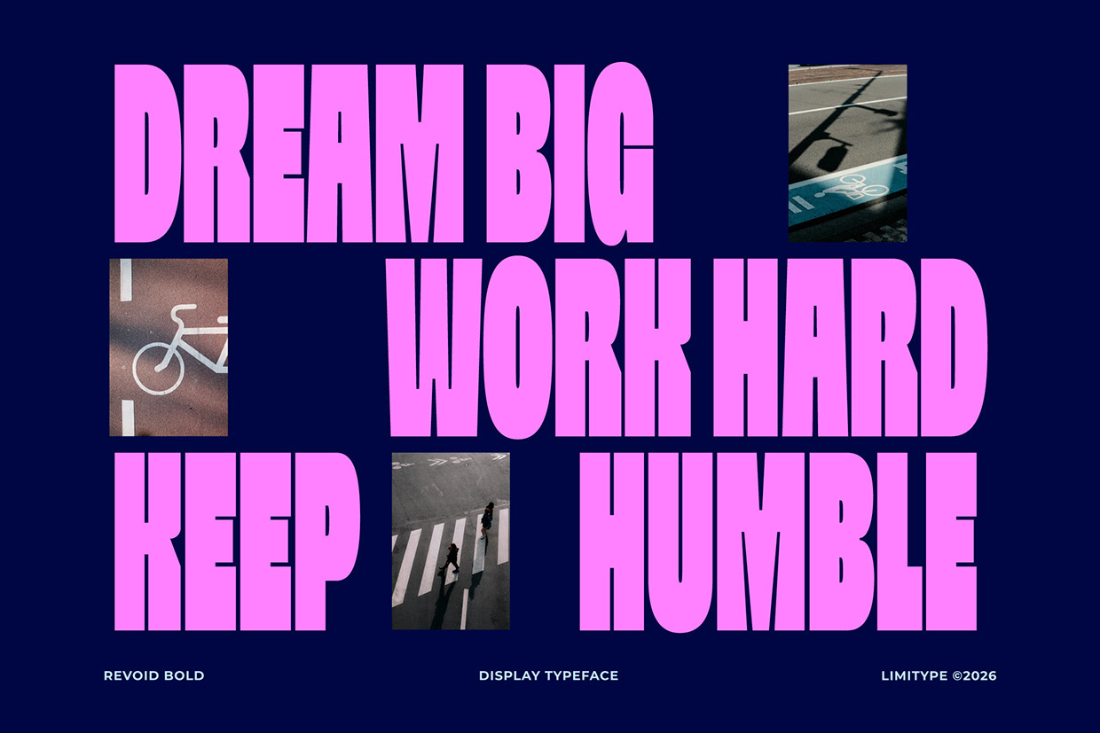 Revoid - Bold Condensed Font Image 0