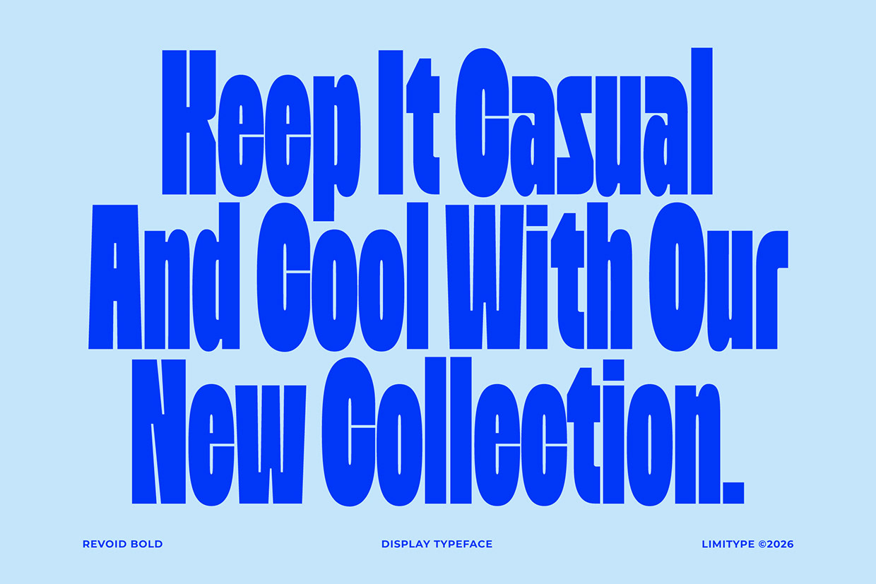 Revoid - Bold Condensed Font Image 1