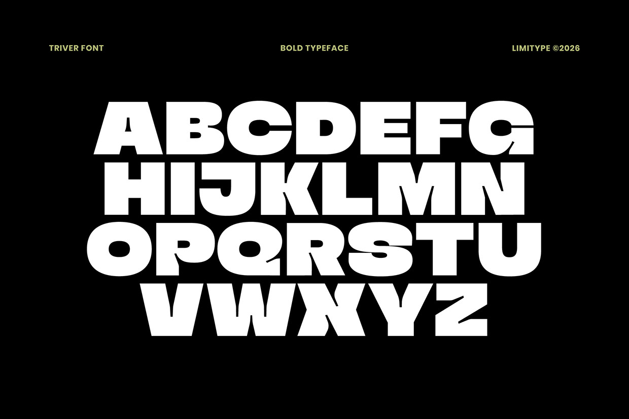 Triver - Bold Inktrap Font Image 6