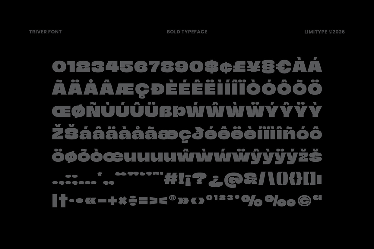 Triver - Bold Inktrap Font Image 9